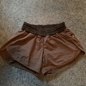 Black lululemon tracker shorts